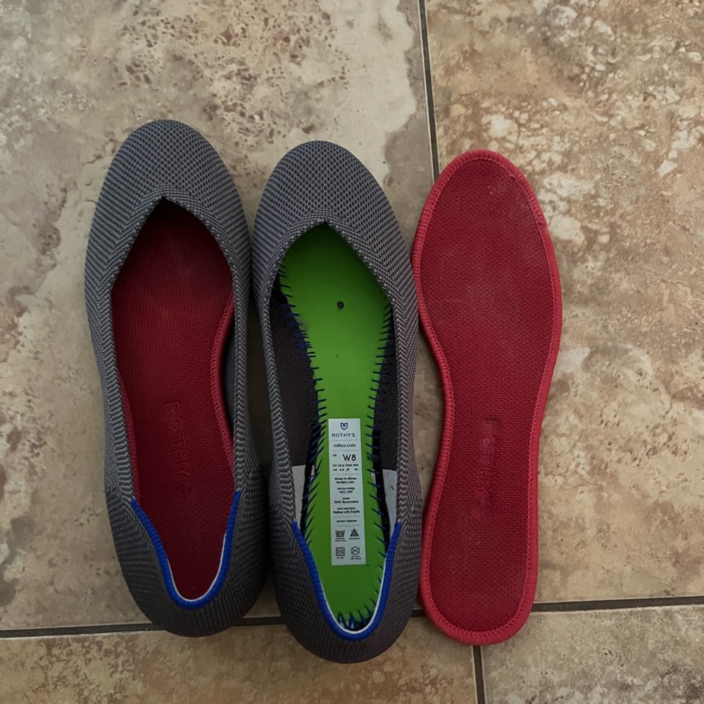 Rothys gray flat - Picture 2 of 3